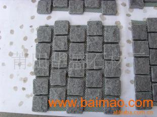 花岗岩绿斑岩滚磨小方块 地铺优选与市场解析